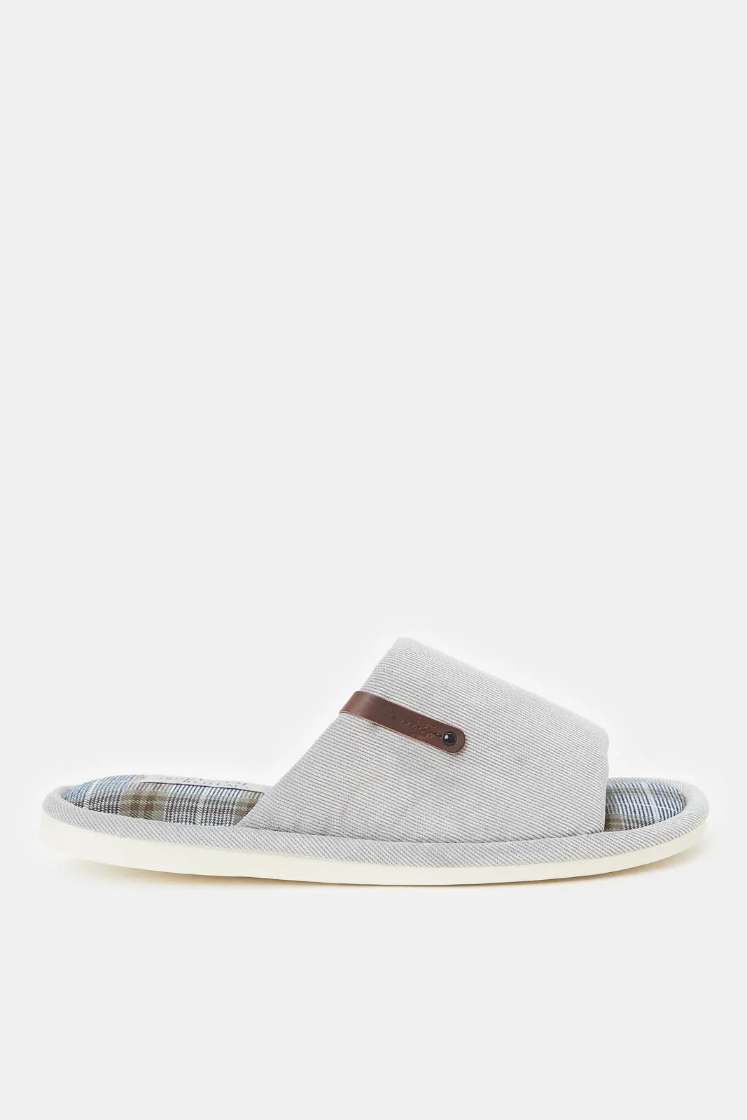 Men Grey Open Toe Slipper sold by Redtag