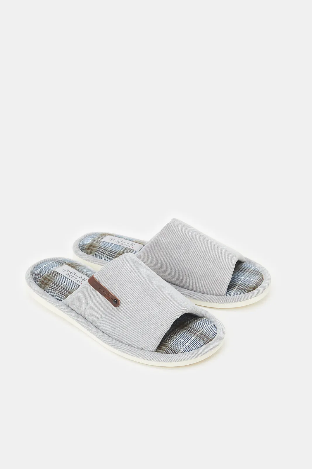 Men Grey Open Toe Slipper sold by Redtag product image thumbnail 2