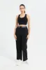 Women Black Sports Bra With Reflector sold by Redtag