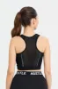 Women Black Sports Bra With Reflector sold by Redtag