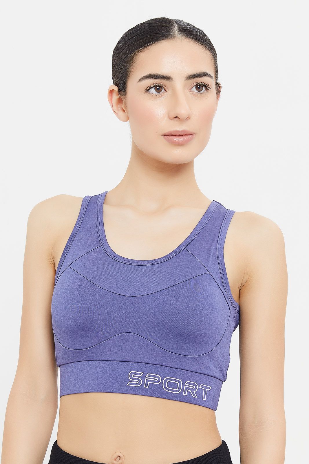 Women Blue Sports Bra sold by Redtag product image thumbnail 4