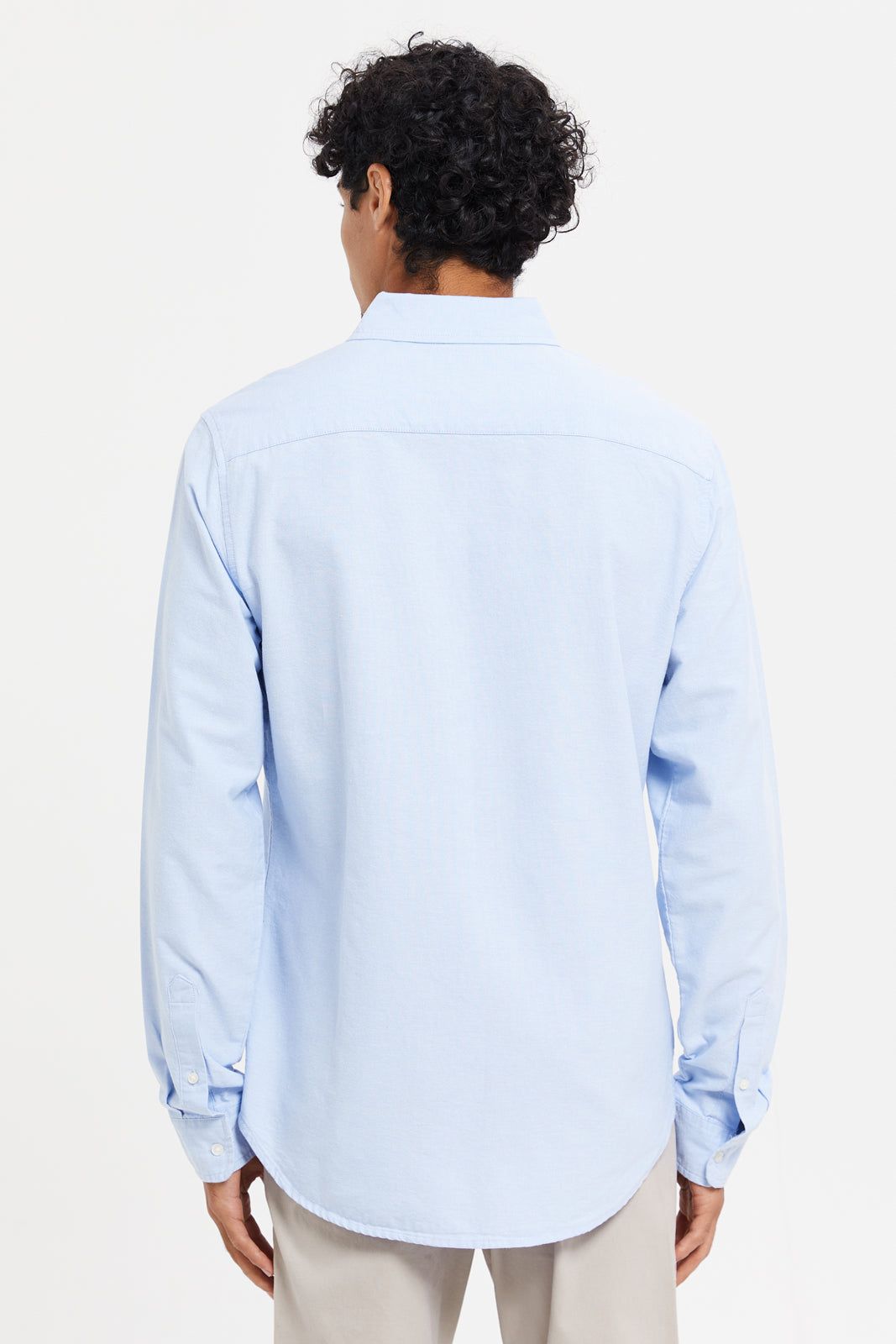 Men Blue Button Down Oxford Shirt sold by Redtag product image thumbnail 3