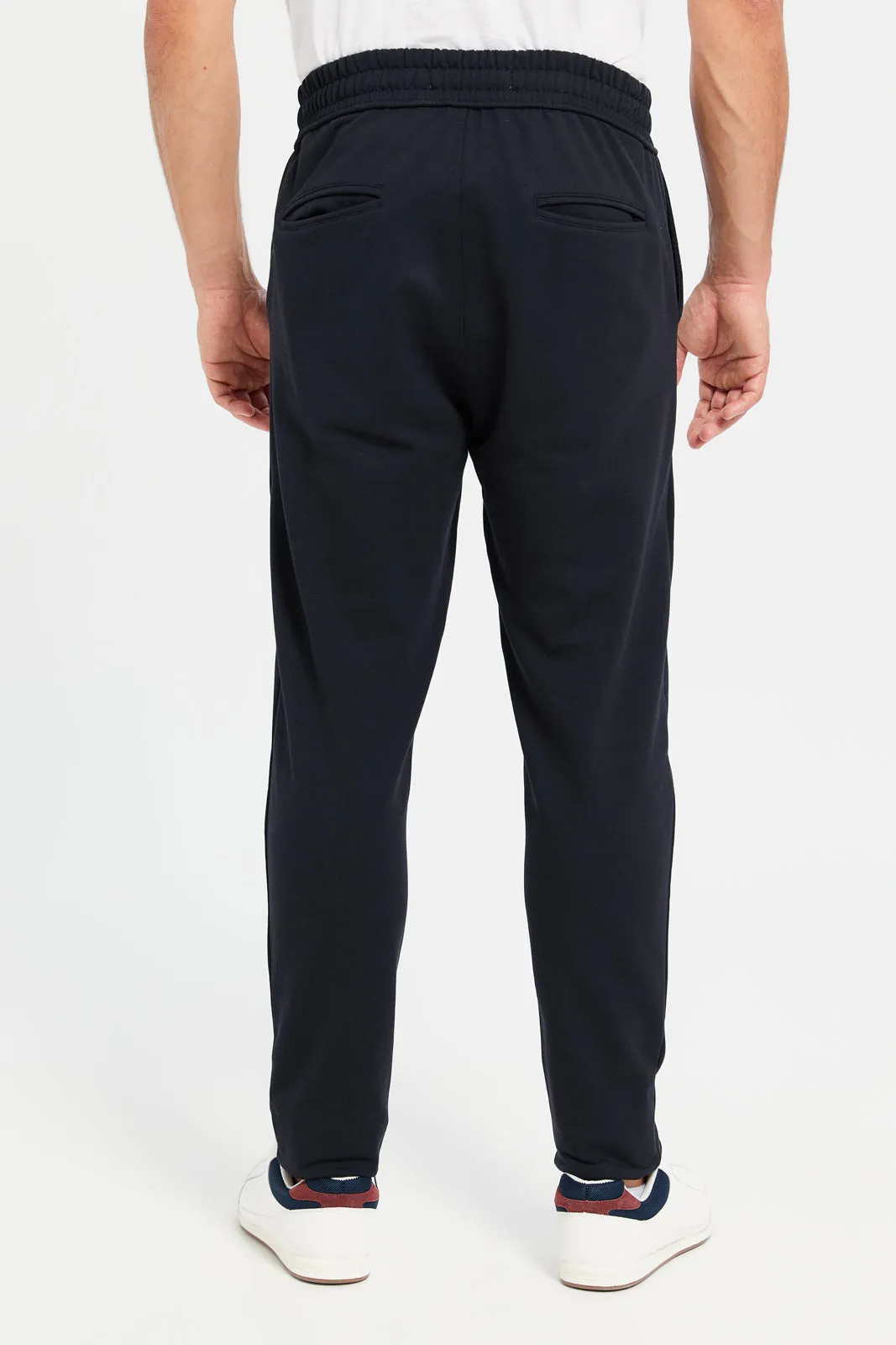 Men Black Jogger Fit Trousers sold by Redtag product image thumbnail 3