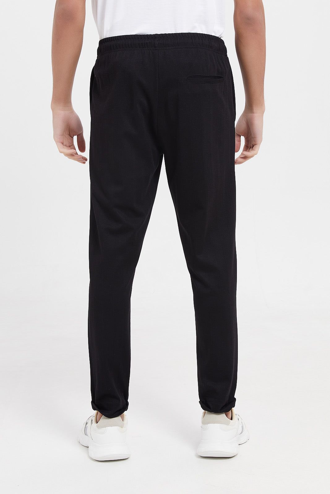 Men Black Jogger Pant sold by Redtag product image thumbnail 3