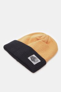 Men Brown And Beige Knitted Cap Set (Pack of 2) sold by Redtag