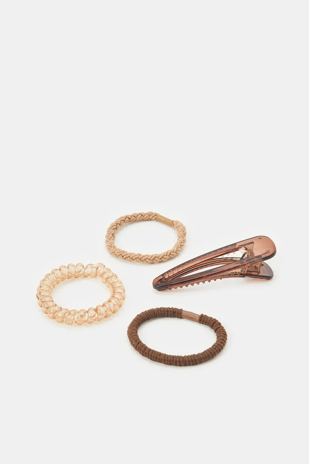 Women Brown Hair Accessory Set (Pack of 4) sold by Redtag product image thumbnail 2