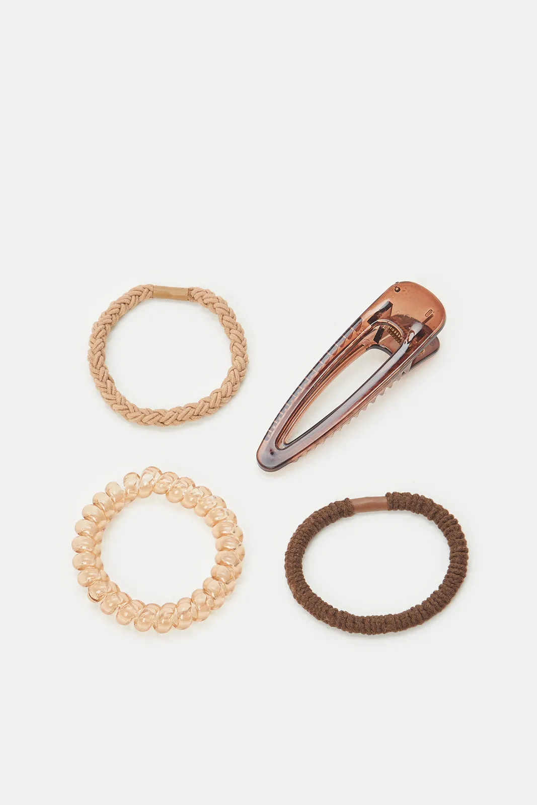 Women Brown Hair Accessory Set (Pack of 4) sold by Redtag