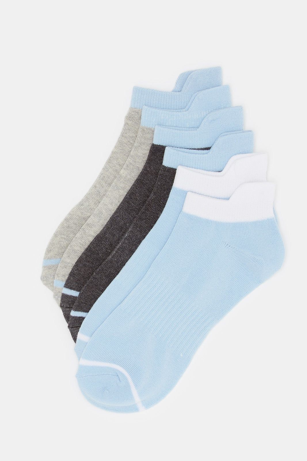 Women Assorted Plain Ankle Socks Set (3 Pairs) sold by Redtag