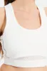 Women White Sports Bra With Reflector sold by Redtag