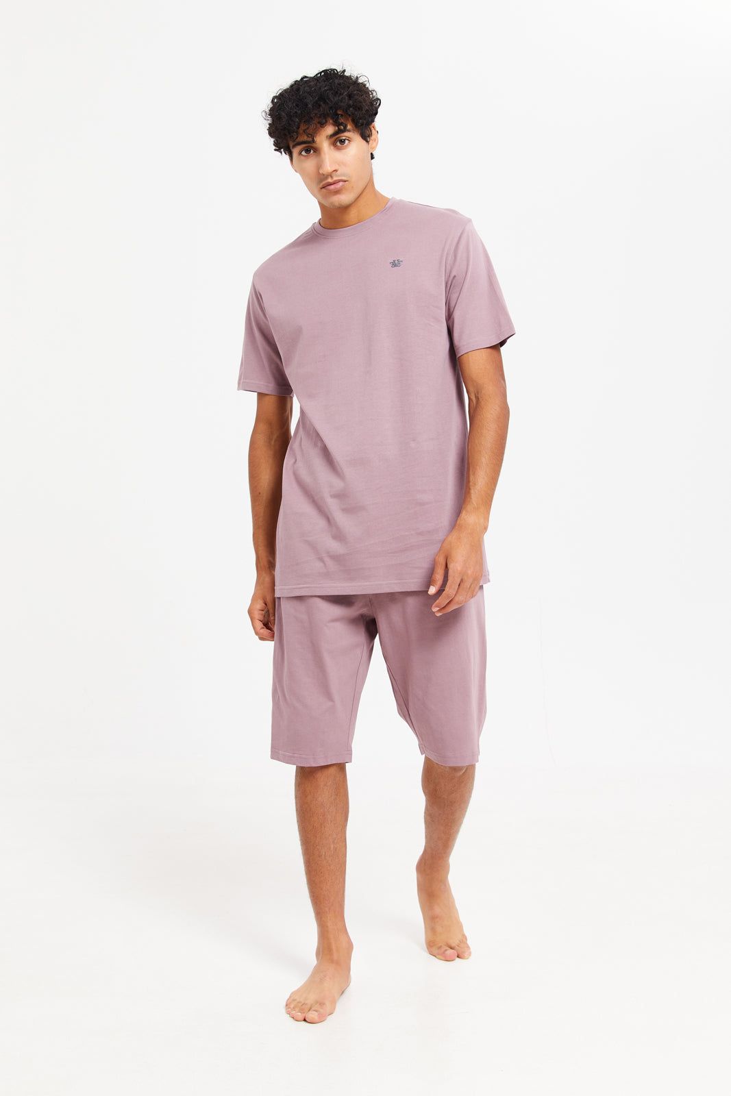Men Lilac Pyjama Set (2 Piece) sold by Redtag