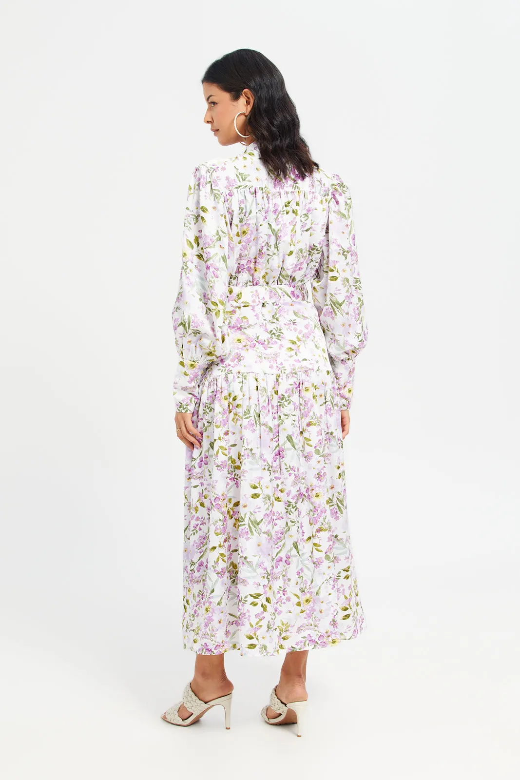 Women Ivory Printed Maxi Dress sold by Redtag product image thumbnail 3