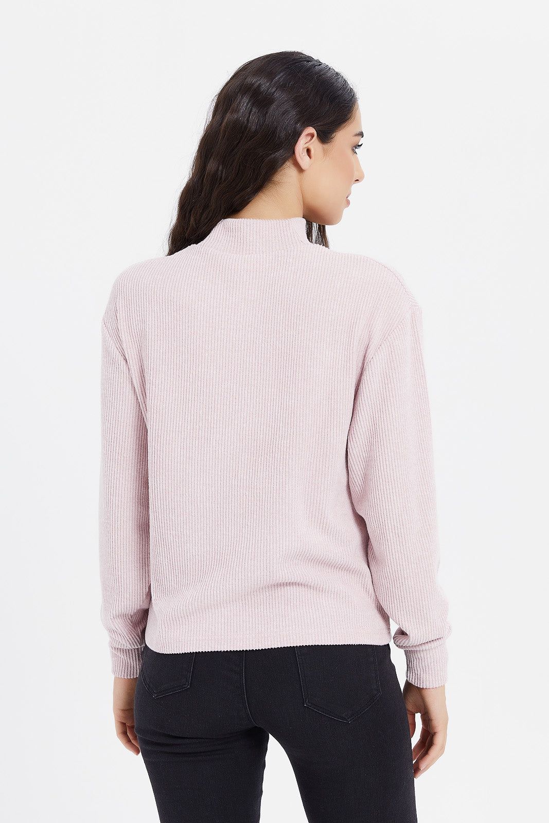 Women Pink Knitted Pullover sold by Redtag product image thumbnail 3
