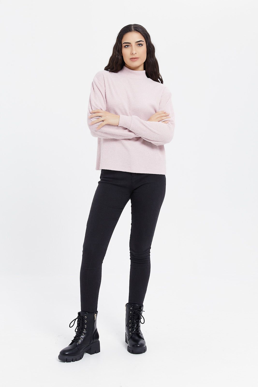 Women Pink Knitted Pullover sold by Redtag product image thumbnail 2