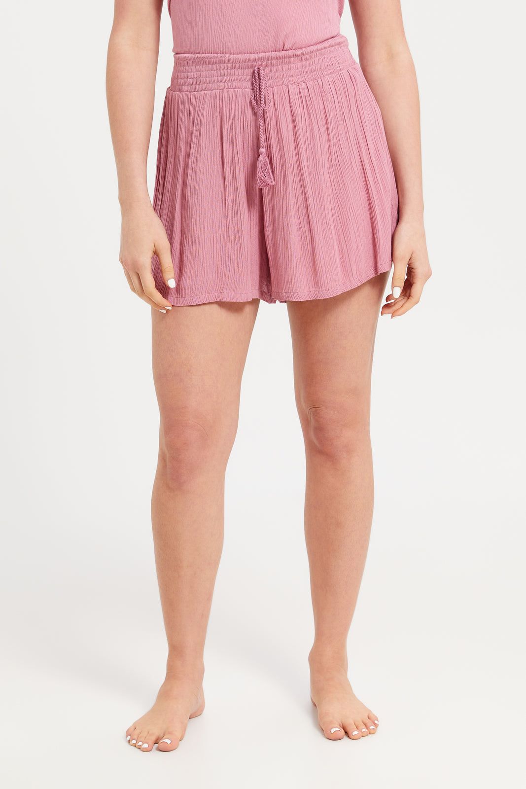 Women Pink Sleeveless Cami Set sold by Redtag product image thumbnail 3