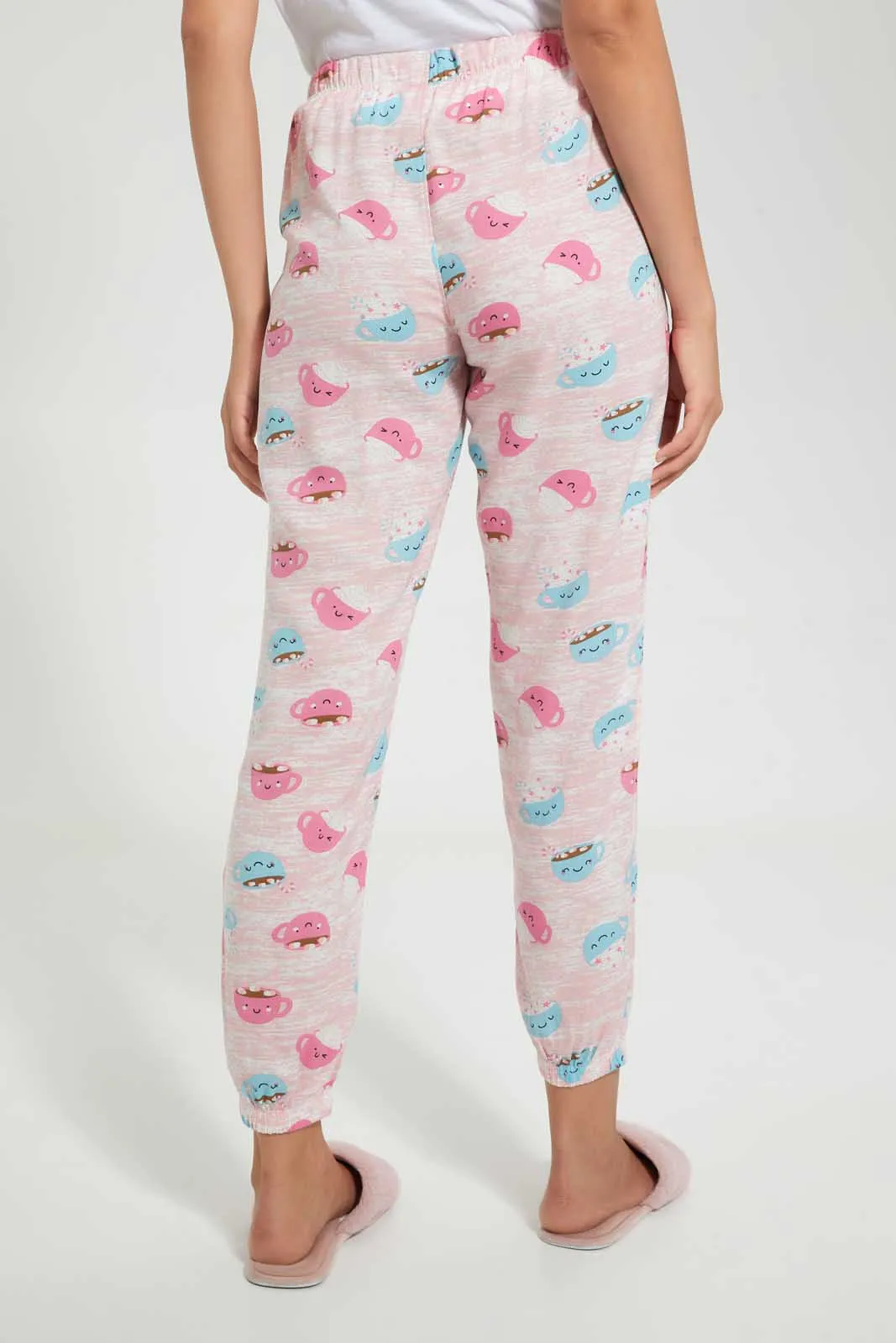 Pink Printed Pyjama Bottom sold by Redtag product image thumbnail 4