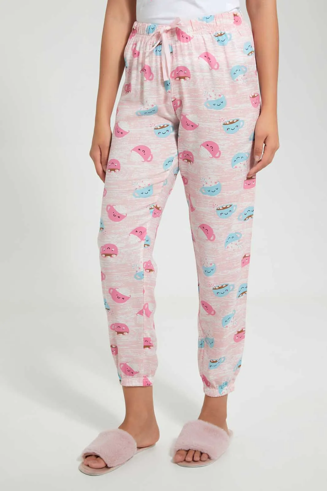 Pink Printed Pyjama Bottom sold by Redtag