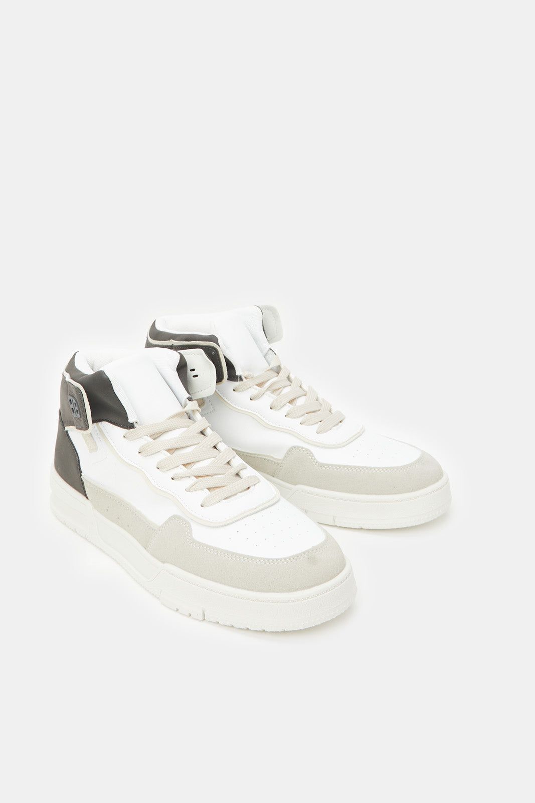 Men White Material Block High Top sold by Redtag product image thumbnail 2