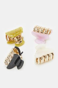 Women Assorted Hair Claws Set (Pack of 4) sold by Redtag