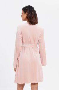 Women Pink Soft Robe sold by Redtag