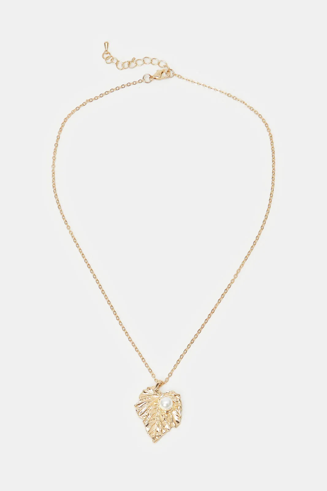 Women Gold Embellished Necklace sold by Redtag