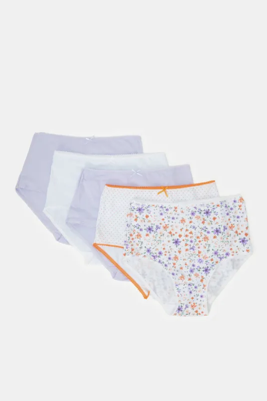 Women Assorted Printed Bikini Brief Set (Pack of 5) sold by Redtag