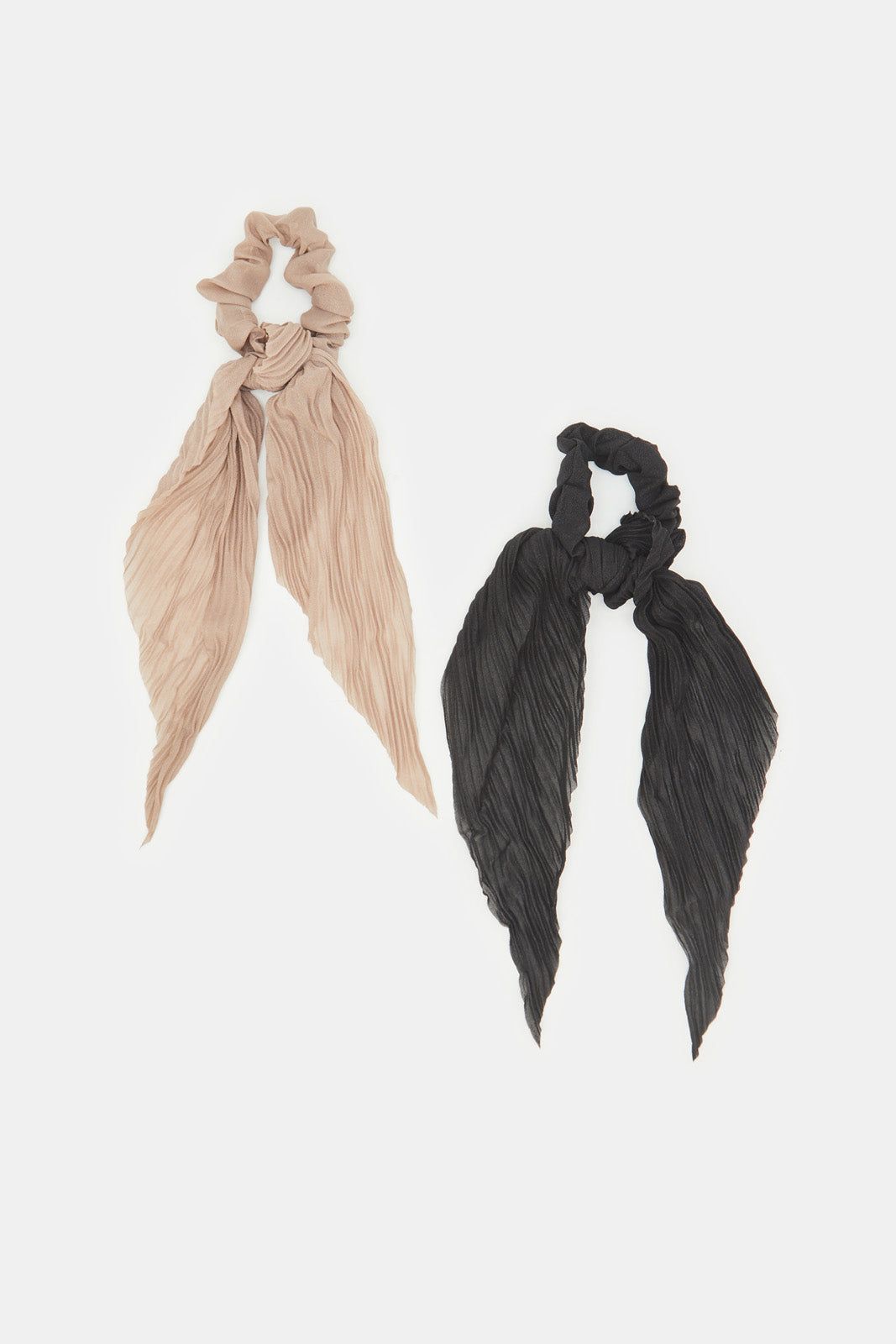 Women Black And Beige Scrunchy Set (Pack of 2) sold by Redtag