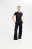 Women Black Straight Leg Pant With Utility Pockets sold by Redtag