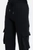 Women Black Straight Leg Pant With Utility Pockets sold by Redtag