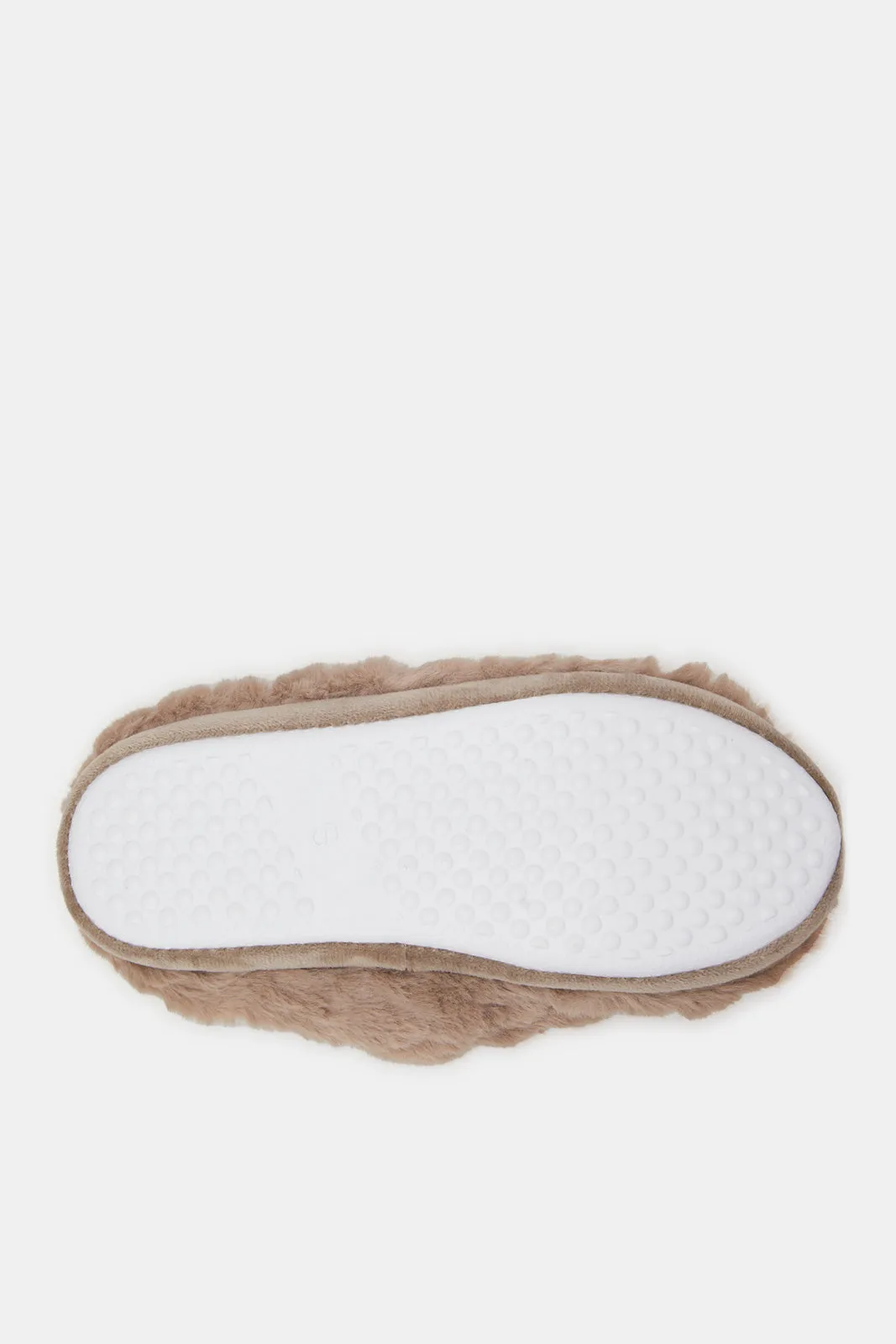 Women Beige Bow Trim Slipper sold by Redtag product image thumbnail 5