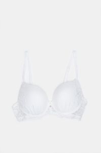 Women Beige And White Push-Up Bra Set (Pack Of 2) sold by Redtag