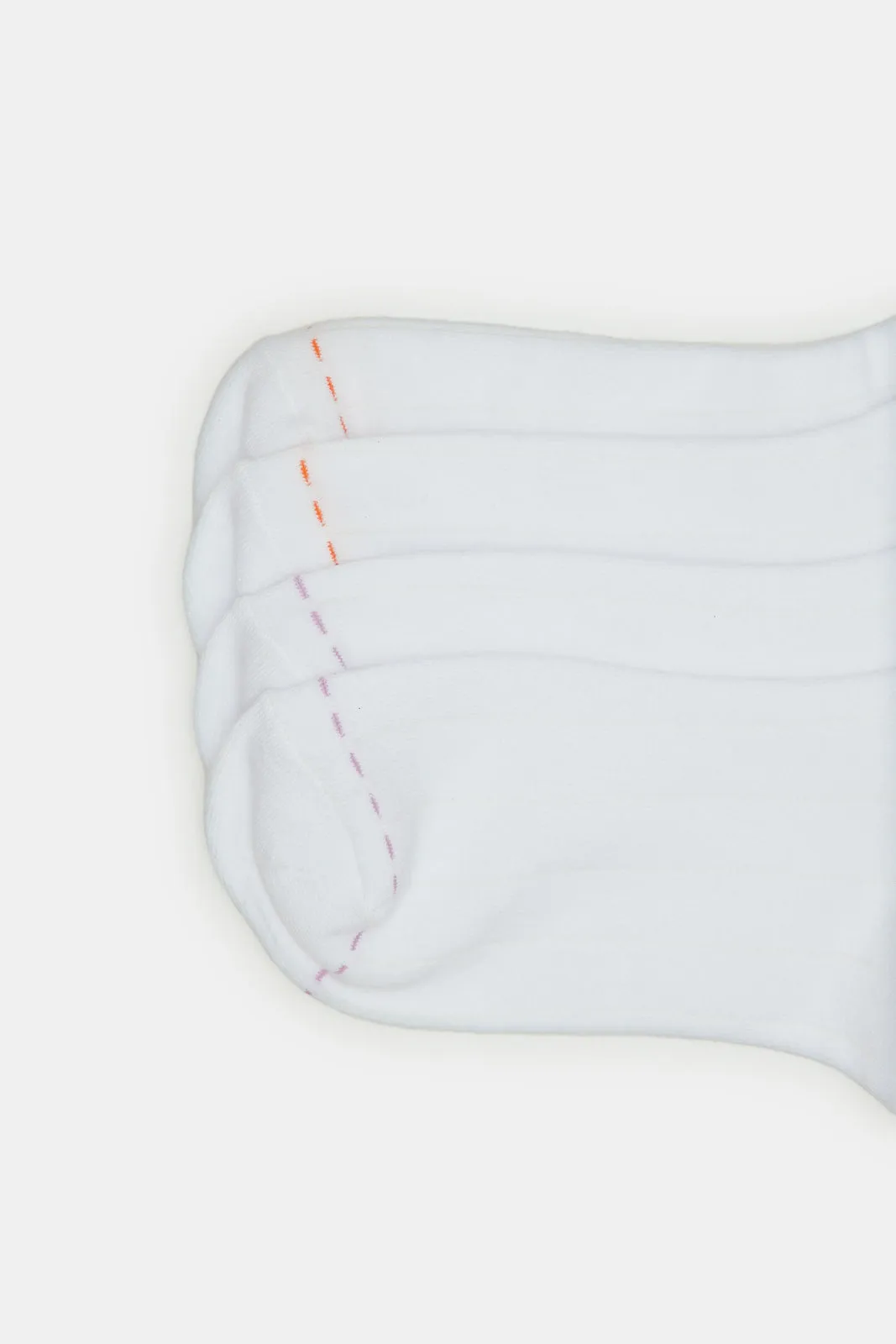 Women White Floral Waffle Full Length Socks (2 Pairs) sold by Redtag product image thumbnail 2