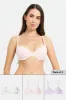 Women Ivory And Lilac T-Shirt Bra Set (Pack of 3) sold by Redtag