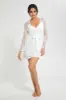White Lace Robe And Chemise Set (2 Piece) sold by Redtag