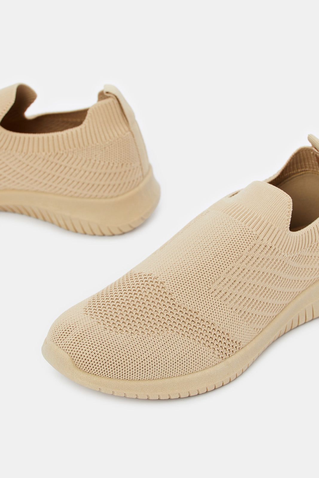 Women Taupe Slip On Sneakers sold by Redtag product image thumbnail 3