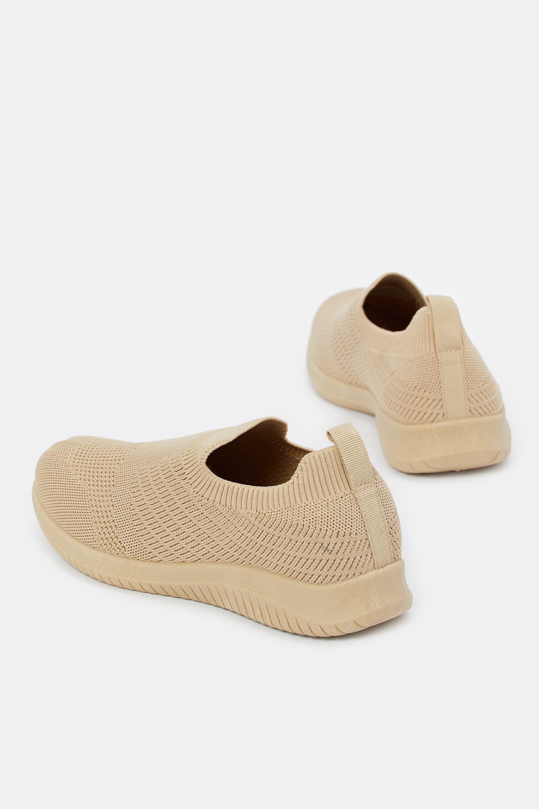 Women Taupe Slip On Sneakers sold by Redtag product image thumbnail 4