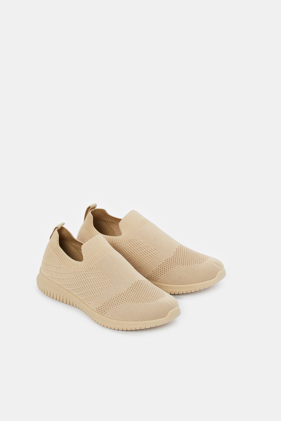 Women Taupe Slip On Sneakers sold by Redtag product image thumbnail 2