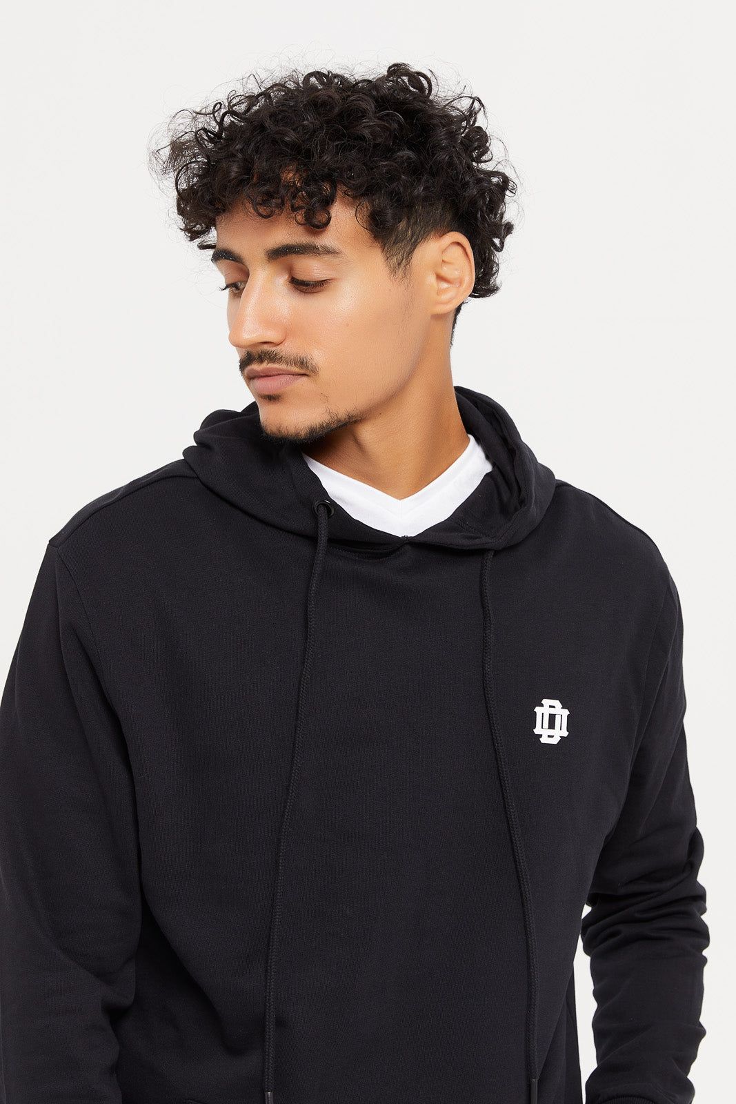 Men Black Basic Hoodie sold by Redtag product image thumbnail 4