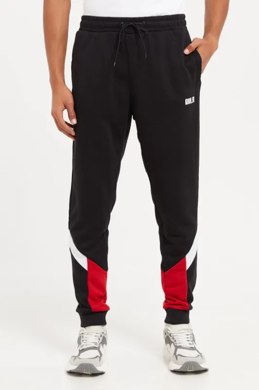 Men Black Active Pants sold by Redtag