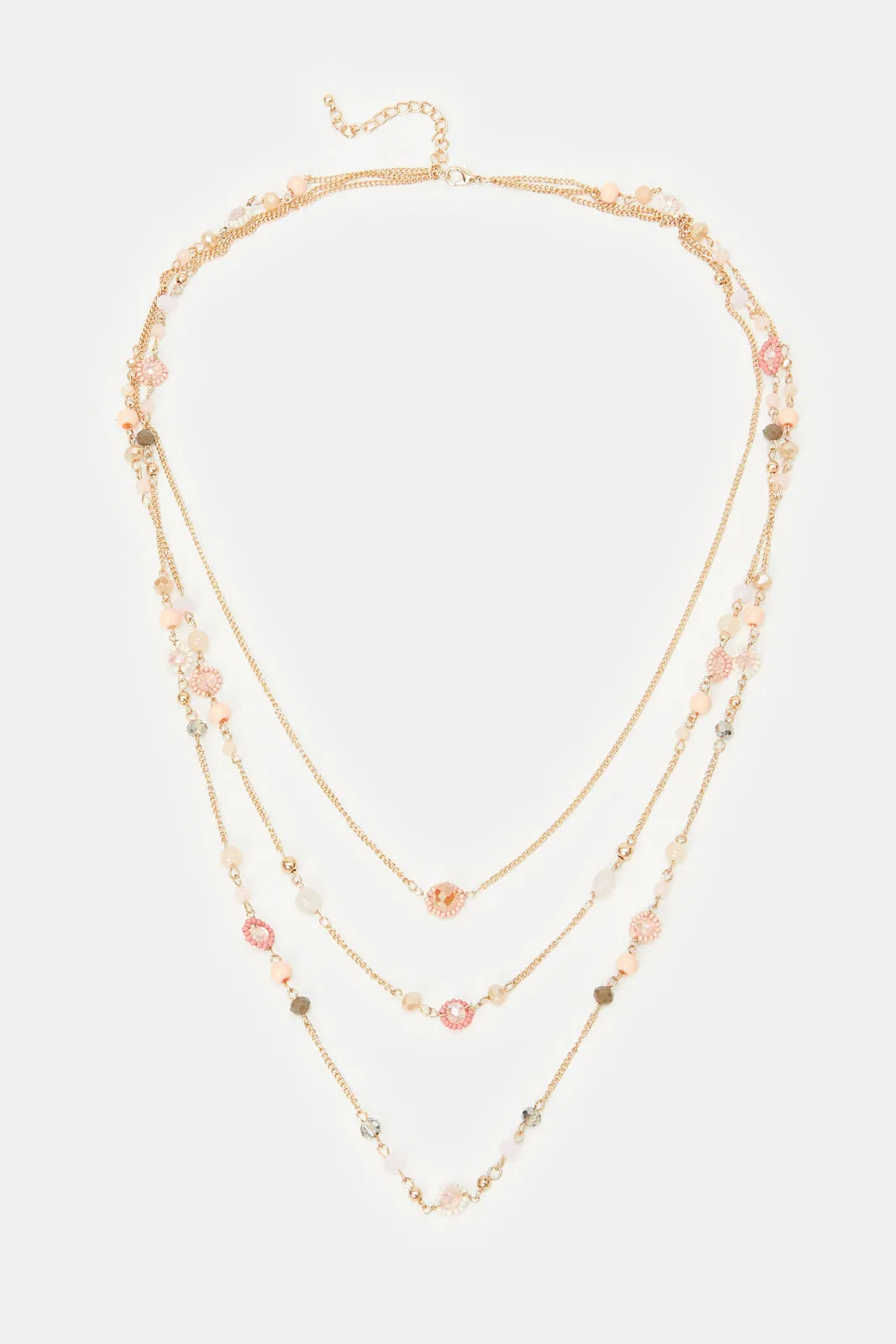 Women Gold Embellished Necklace sold by Redtag