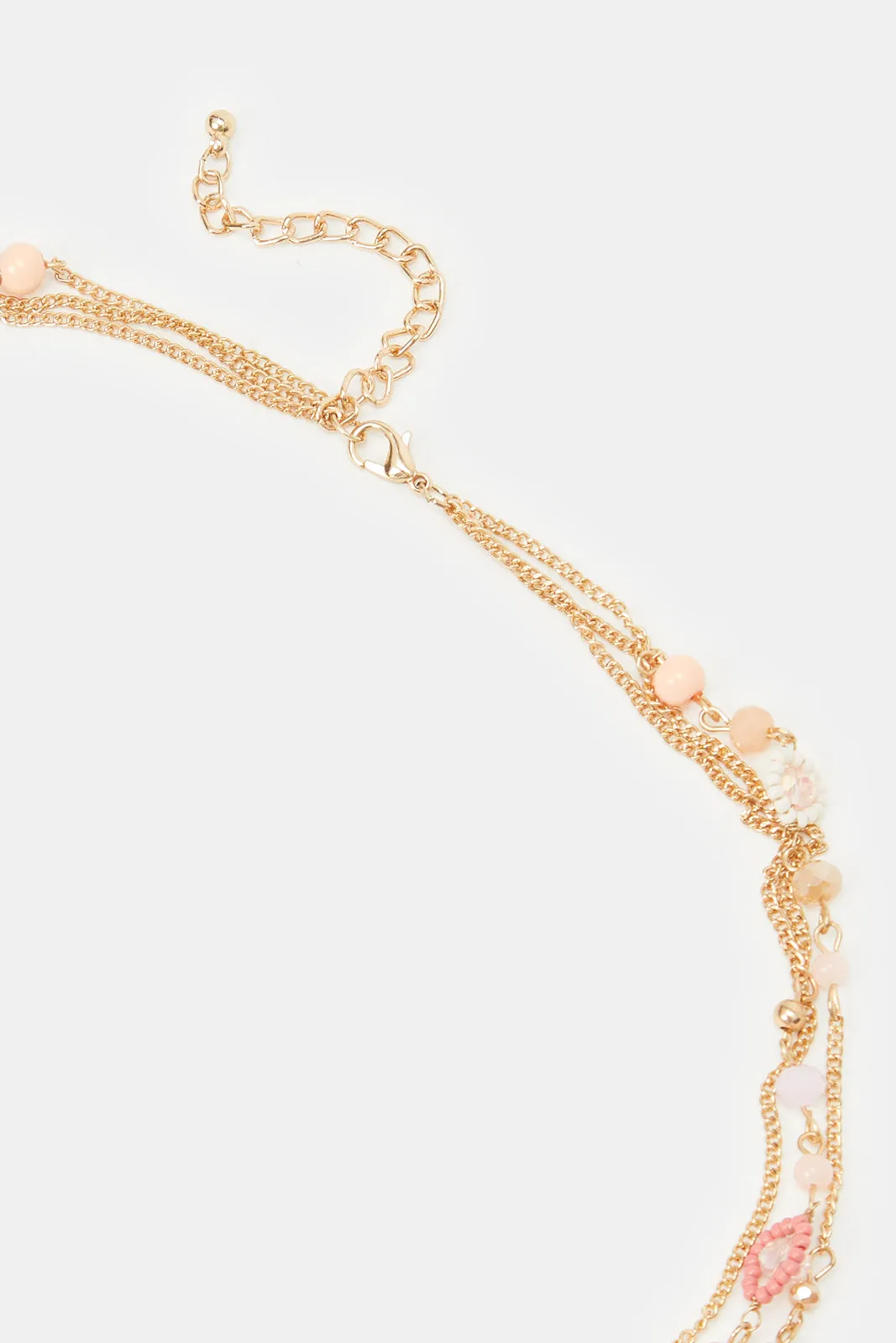 Women Gold Embellished Necklace sold by Redtag product image thumbnail 3