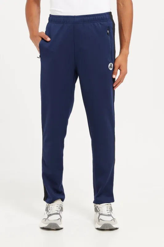 Men Navy Active Pants sold by Redtag