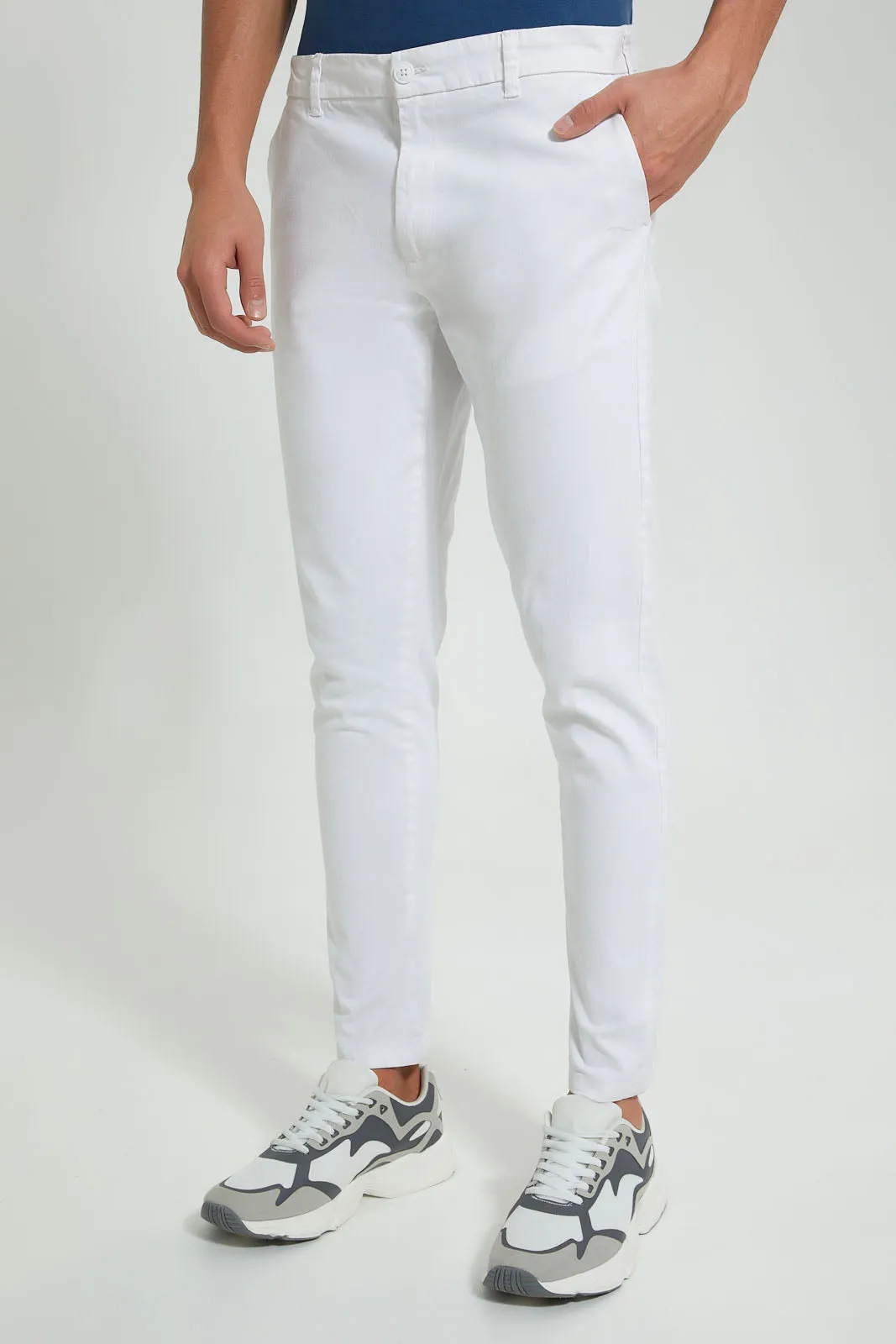 White Chino Pant sold by Redtag