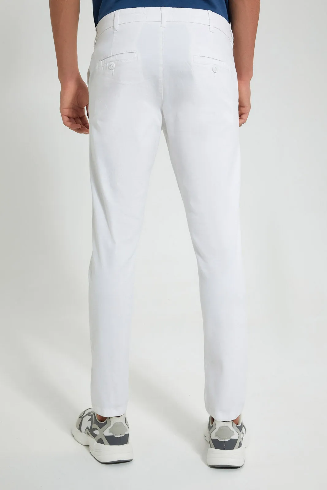 White Chino Pant sold by Redtag product image thumbnail 4