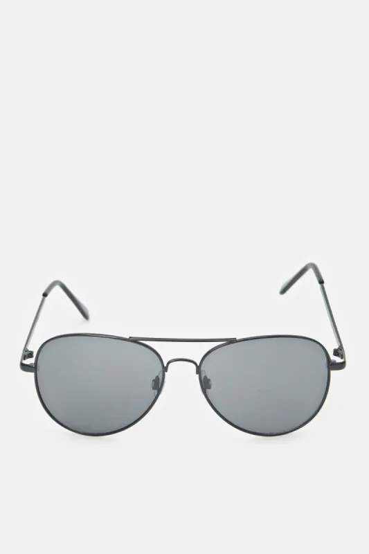 Men Black Aviator Sunglasses sold by Redtag