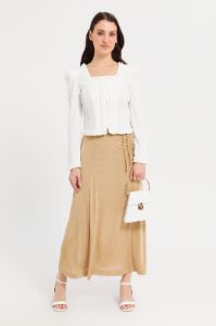 Women Ivory Textured Top sold by Redtag