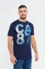 Men Navy CA 87 Print Graphic T-Shirt sold by Redtag