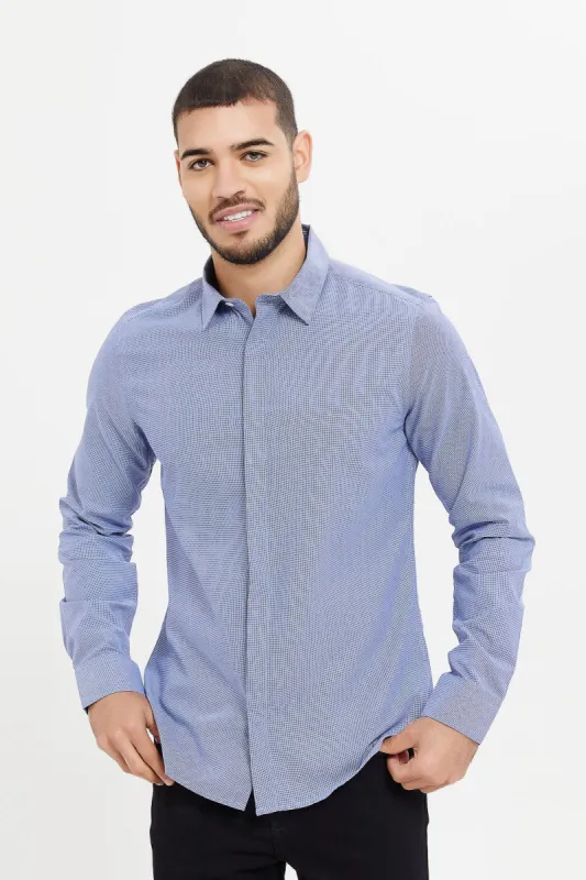 Men Grey Formal Shirt sold by Redtag
