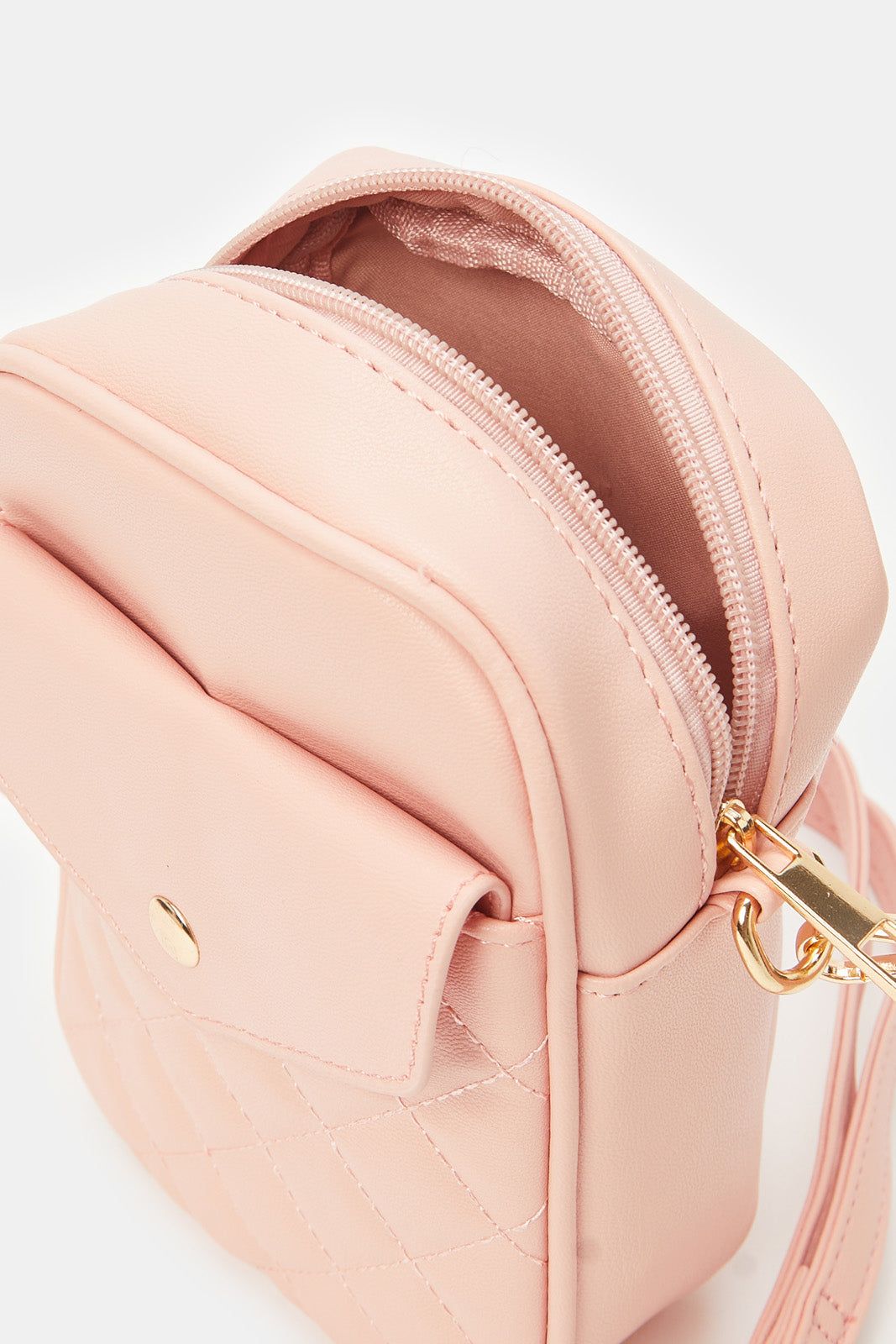 Women Pink Textured Mobile Purse sold by Redtag product image thumbnail 4