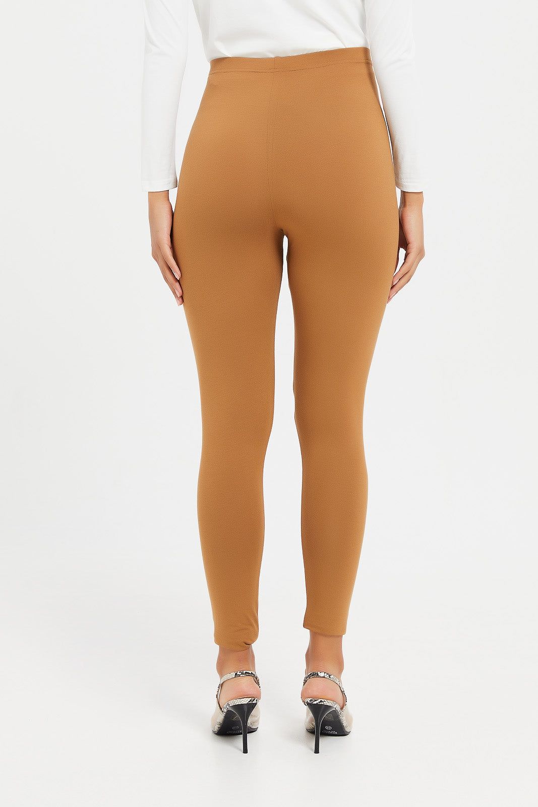Women Beige Legging sold by Redtag product image thumbnail 3