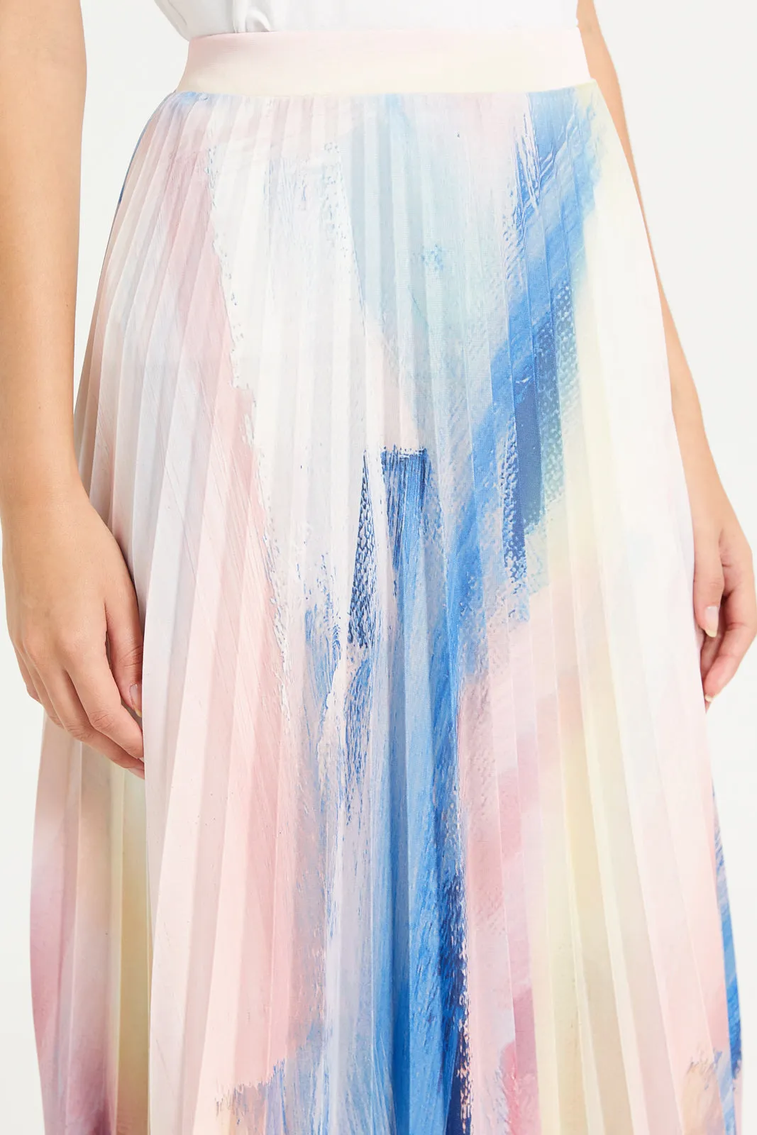 Women Pink Printed Skirt sold by Redtag product image thumbnail 4